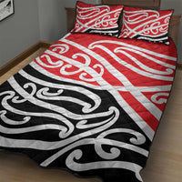 All Red New Zealand Kowhai Ngutukak Quilt Bed Set - Polynesian Pride