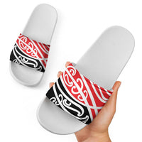 All Red New Zealand Kowhai Ngutukak Slide Sandals LT9 - Polynesian Pride