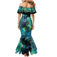 New Zealand Matariki Waiti Mermaid Dress The Beginnings Of Life LT9 - Polynesian Pride