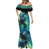 New Zealand Matariki Waiti Mermaid Dress The Beginnings Of Life LT9 - Polynesian Pride