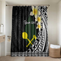 Alo Chiefdom Wallis and Futuna Personalized Bathroom Set Frangipani Flowers Polynesian Pattern - Polynesian Pride