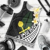 Alo Chiefdom Wallis and Futuna Personalized Men Tank Top Frangipani Flowers Polynesian Pattern