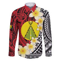 Sigave Chiefdom Wallis and Futuna Personalized Family Matching Off Shoulder Maxi Dress and Hawaiian Shirt Frangipani Flowers Polynesian Pattern