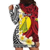 Sigave Chiefdom Wallis and Futuna Personalized Hoodie Dress Frangipani Flowers Polynesian Pattern LT9 - Polynesian Pride