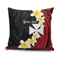 Uvea Chiefdom Wallis and Futuna Personalized Pillow Cover Frangipani Flowers Polynesian Pattern - Polynesian Pride