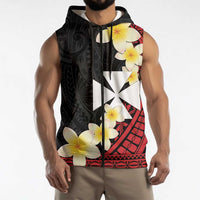 Uvea Chiefdom Wallis and Futuna Personalized Sleeveless Zip Hoodie Frangipani Flowers Polynesian Pattern LT9 - Polynesian Pride