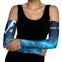 New Zealand Nurses RN Personalised Arm Sleeves Galaxy Stethoscope Maori Motif LT9 - Polynesian Pride