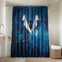 New Zealand Nurses RN Bathroom Set Galaxy Stethoscope Maori Motif LT9 Shower Curtain Only Galaxy - Polynesian Pride