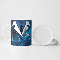 New Zealand Nurses RN Personalised Ceramic Mug Galaxy Stethoscope Maori Motif LT9 - Polynesian Pride