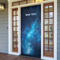 New Zealand Nurses RN Personalised Door Cover Galaxy Stethoscope Maori Motif LT9 - Polynesian Pride