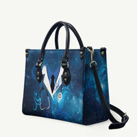 New Zealand Nurses RN Leather Bag Galaxy Stethoscope Maori Motif LT9 Galaxy - Polynesian Pride
