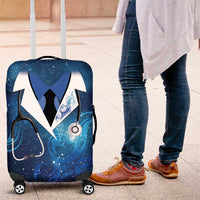 New Zealand Nurses RN Luggage Cover Galaxy Stethoscope Maori Motif LT9 Galaxy - Polynesian Pride