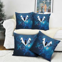 New Zealand Nurses RN Pillow Cover Galaxy Stethoscope Maori Motif LT9 - Polynesian Pride