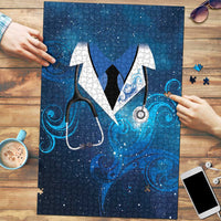 New Zealand Nurses RN Puzzle Galaxy Stethoscope Maori Motif LT9 Galaxy - Polynesian Pride
