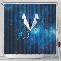 New Zealand Nurses RN Shower Curtain Galaxy Stethoscope Maori Motif LT9 - Polynesian Pride