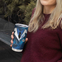 New Zealand Nurses RN Personalised Tumbler Cup Galaxy Stethoscope Maori Motif LT9 - Polynesian Pride