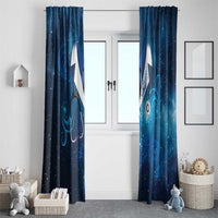 New Zealand Nurses RN Window Curtain Galaxy Stethoscope Maori Motif LT9 - Polynesian Pride