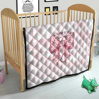New Zealand Nurses RN Personalised Quilt Pink Stethoscope Coquette Bow Maori Motif LT9 - Polynesian Pride