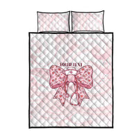 New Zealand Nurses RN Personalised Quilt Bed Set Pink Stethoscope Coquette Bow Maori Motif LT9 - Polynesian Pride