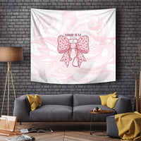 New Zealand Nurses RN Personalised Tapestry Pink Stethoscope Coquette Bow Maori Motif LT9 Pink - Polynesian Pride