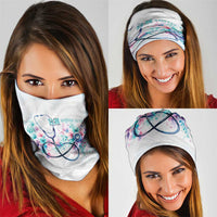New Zealand Nurses RN Personalised Neck Gaiter Stethoscope Floral Maori Motif LT9 - Polynesian Pride