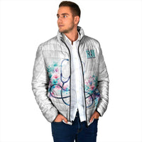 New Zealand Nurses RN Personalised Padded Jacket Stethoscope Floral Maori Motif LT9 - Polynesian Pride