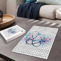 New Zealand Nurses RN Personalised Puzzle Stethoscope Floral Maori Motif LT9 - Polynesian Pride
