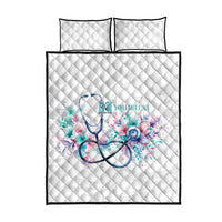 New Zealand Nurses RN Personalised Quilt Bed Set Stethoscope Floral Maori Motif LT9 - Polynesian Pride
