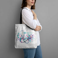 New Zealand Nurses RN Personalised Tote Bag Stethoscope Floral Maori Motif LT9 - Polynesian Pride