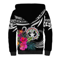 Northern Mariana Islands Sherpa Hoodie Happy Independence Day LT9 - Polynesian Pride