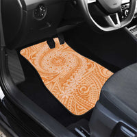 Tahitian Tiare Flower Car Mats Gold Polynesian Pattern LT9 - Polynesian Pride