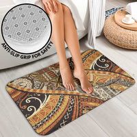 Hawaiian Style Tapa Bathroom Set Vintage Seamless Pattern - Polynesian Pride