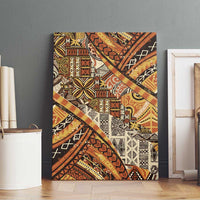 Hawaiian Style Tapa Canvas Wall Art Vintage Seamless Pattern LT9 - Polynesian Pride