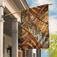 Hawaiian Style Tapa Garden Flag Vintage Seamless Pattern - Polynesian Pride