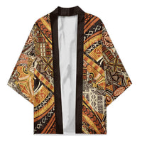 Hawaiian Style Tapa Kimono Vintage Seamless Pattern LT9 Unisex Red - Polynesian Pride