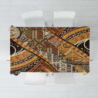 Hawaiian Style Tapa Tablecloth Vintage Seamless Pattern LT9 Red - Polynesian Pride