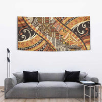 Hawaiian Style Tapa Tapestry Vintage Seamless Pattern - Polynesian Pride