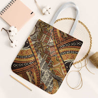 Hawaiian Style Tapa Tote Bag Vintage Seamless Pattern - Polynesian Pride