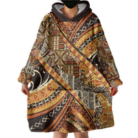 Hawaiian Style Tapa Wearable Blanket Hoodie Vintage Seamless Pattern LT9 - Polynesian Pride