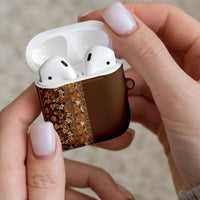 Hawaiian Tribal Elements Hibiscus AirPods Case Gold Pattern - Polynesian Pride