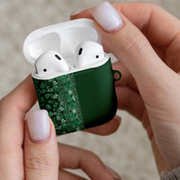 Hawaiian Tribal Elements Hibiscus AirPods Case Green Pattern LT9 - Polynesian Pride