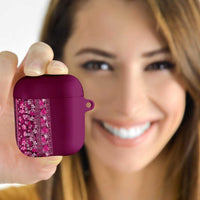 Hawaiian Tribal Elements Hibiscus AirPods Case Pink Pattern LT9 Pink - Polynesian Pride