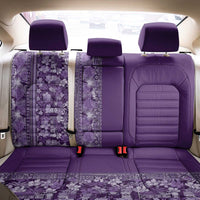 Hawaiian Tribal Elements Hibiscus Back Car Seat Cover Purple Pattern - Polynesian Pride