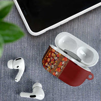 Hawaiian Tribal Elements Hibiscus AirPods Case Red Pattern LT9 - Polynesian Pride