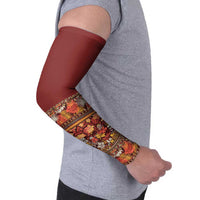 Hawaiian Tribal Elements Hibiscus Arm Sleeves Red Pattern - Polynesian Pride