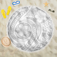 Lotu Tamaiti Samoan Polynesian Tribal Beach Blanket LT9 One Size 150cm White - Polynesian Pride