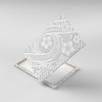 Lotu Tamaiti Samoan Polynesian Tribal Canvas Wall Art LT9 With Frame White - Polynesian Pride