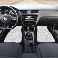 Lotu Tamaiti Samoan Polynesian Tribal Car Mats LT9 Set 2pcs - Front White - Polynesian Pride
