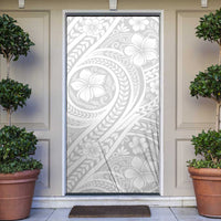 Lotu Tamaiti Samoan Polynesian Tribal Door Cover LT9 White - Polynesian Pride