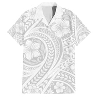 Lotu Tamaiti Samoan Polynesian Tribal Family Matching Off Shoulder Short Dress and Hawaiian Shirt - Polynesian Pride
